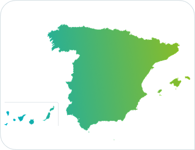 Mapa de españa Clariane